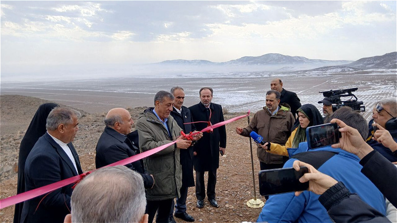 بزرگ‌ترین باغ گردو و پسته مکانیزه و هوشمند غرب آسیا افتتاح شد